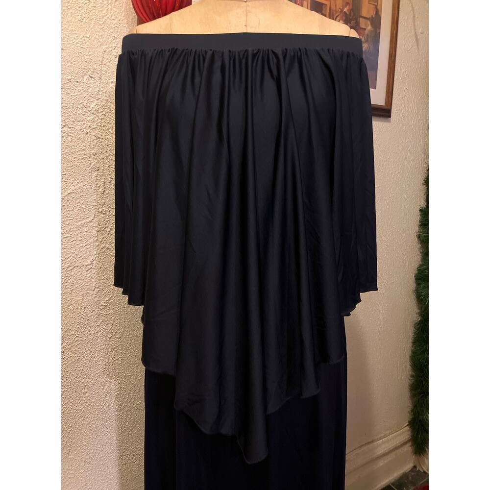 KOH KOH Long Strapless Off the Shoulder Cocktail Dress Blue NWT Size L - Picture 5 of 9